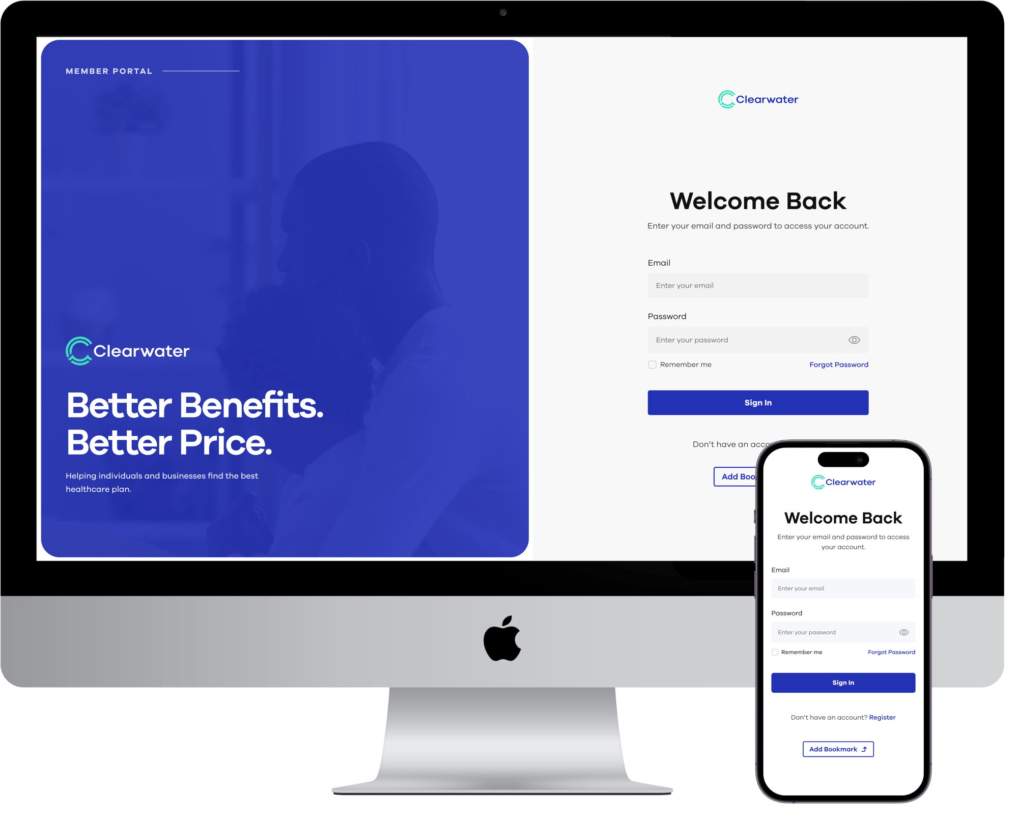 Device Mockup Member Portal 1.1